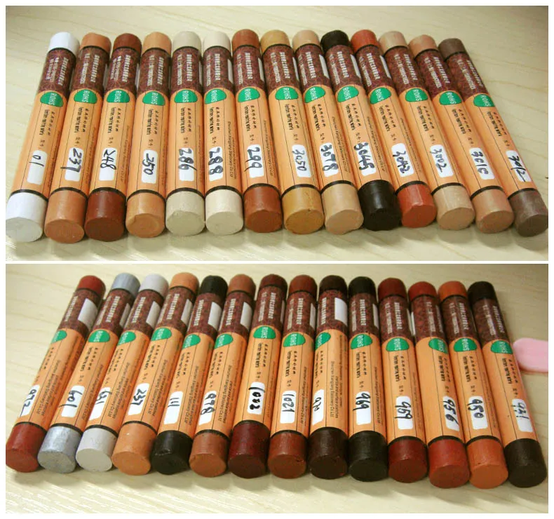 14pcs/set furniture paint floor repair floor wax crayon scratch patch paint pen wood composite repair materials