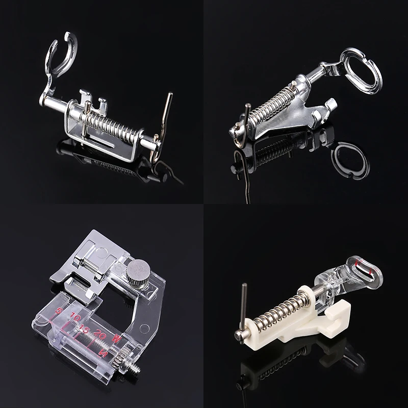 15/42/82PCS Sewing Machine Presser Foot Press For Brother Singer Kit Braiding Blind Stitch OverLock Zipper Ruler Parts Accessory