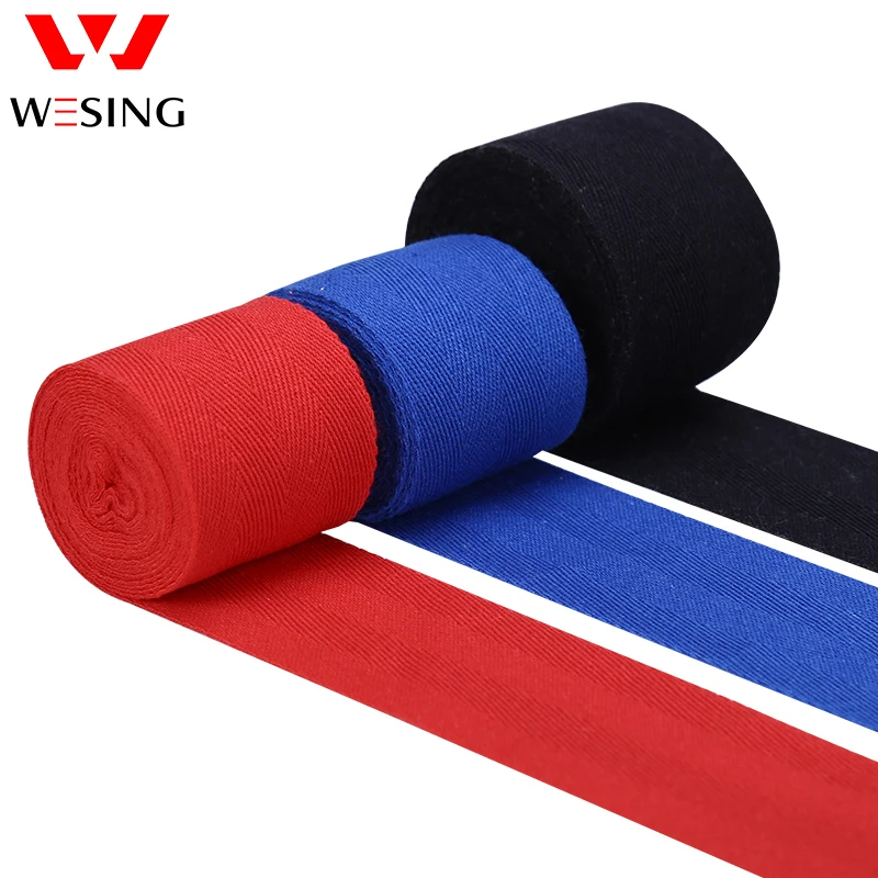 Wesing 5m high elastic bandages boxing muay thai taekwondo karate sanda training hand wraps protect wrist epuipment