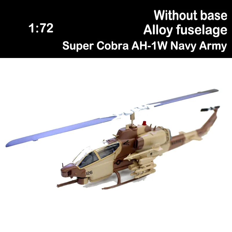 

1:72 Super Cobra AH-1W Navy Army Marines Alloy Metal Diecast Helicopter Aircraft Model IXO Collectable Adult Toy Kids Gift Show