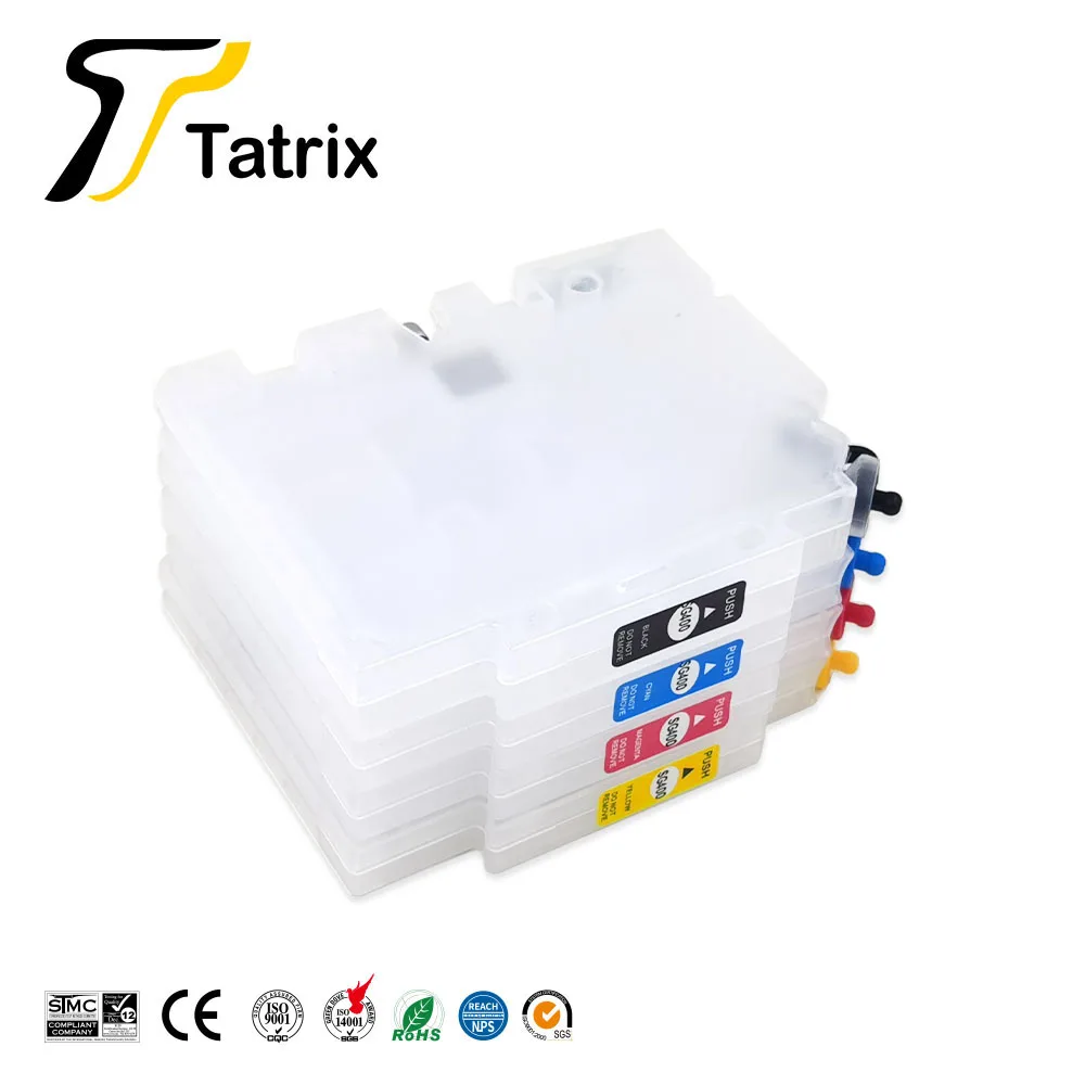 Tatrix Premium Sublimation Color Refillable Ink Cartridge SG400 NA/EU SG800 for Sawgrass Sublijet HD Virtuoso SG400 SG800Printer