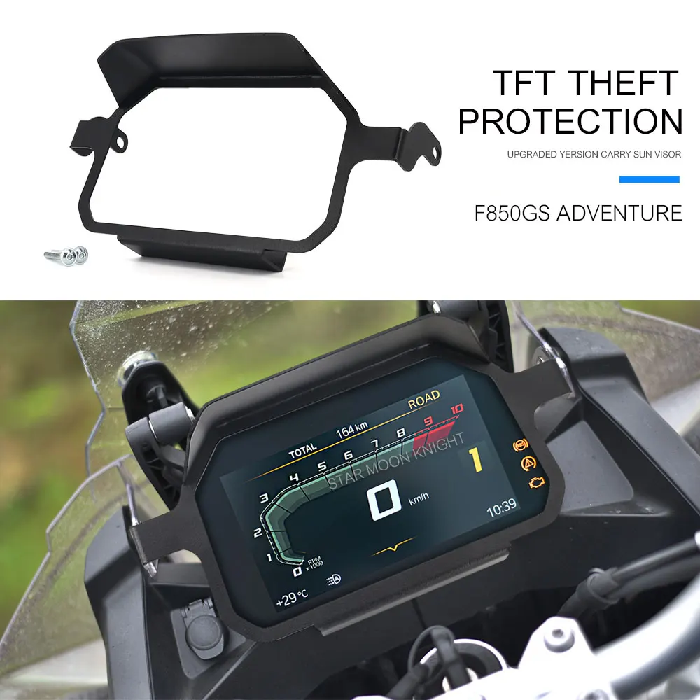 TFT Theft Protection For BMW F850GS f850 gs f 850 gs 850GS Adventure ADV Meter Frame Cover TFT Screen Protector Dashboard Guard