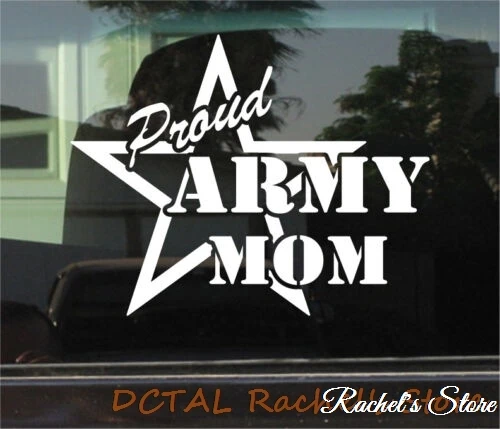 

PROUD ARMY MOM VINYL DECAL/STICKER