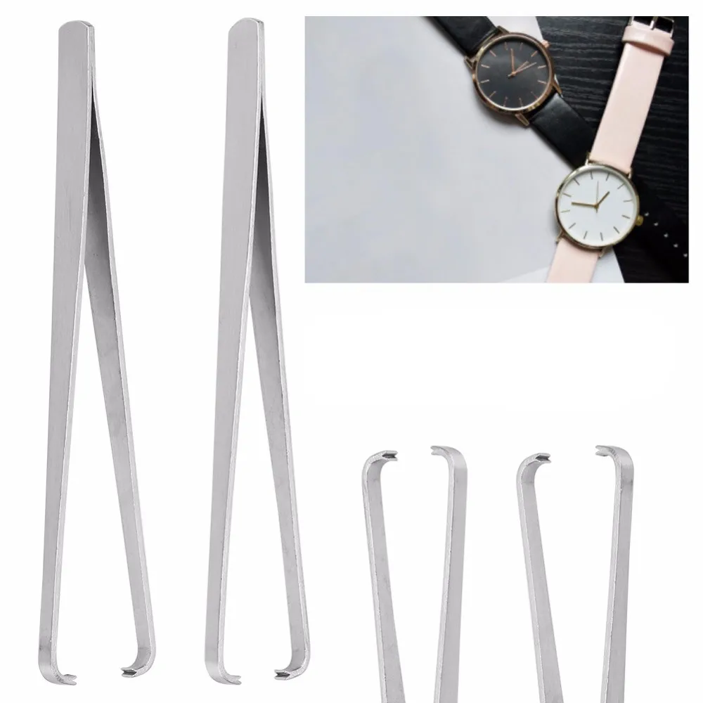 Professional Stainless Tweezer Type Watch Hand Removal Tool Minute Second Hour Watchmaker Removal Kit