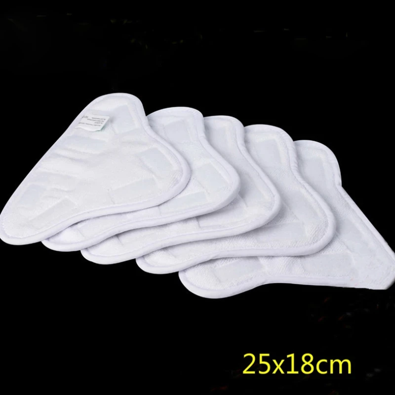 Triple-cornered Bonded Mop Pad Microfiber Rag for H2O Steam Mop Cloth X5 Mops pads Replacement Parts Accessories