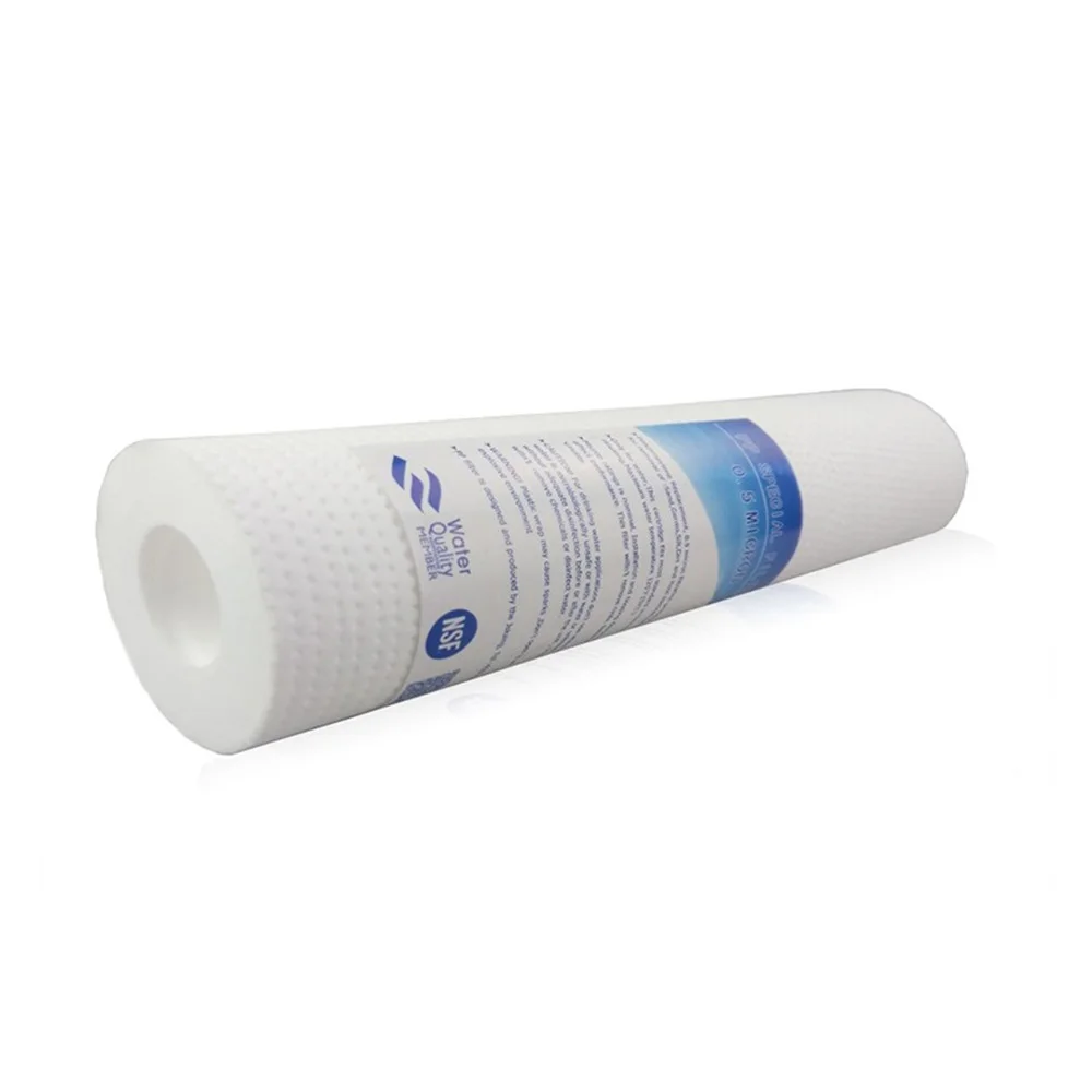 2 stücke 10 Zoll PP Baumwolle Akupunktur 0,5 Micron Sediment Filter Wasserfilter Gemeinsame Front Filter Patrone Aquarium – Detail 4