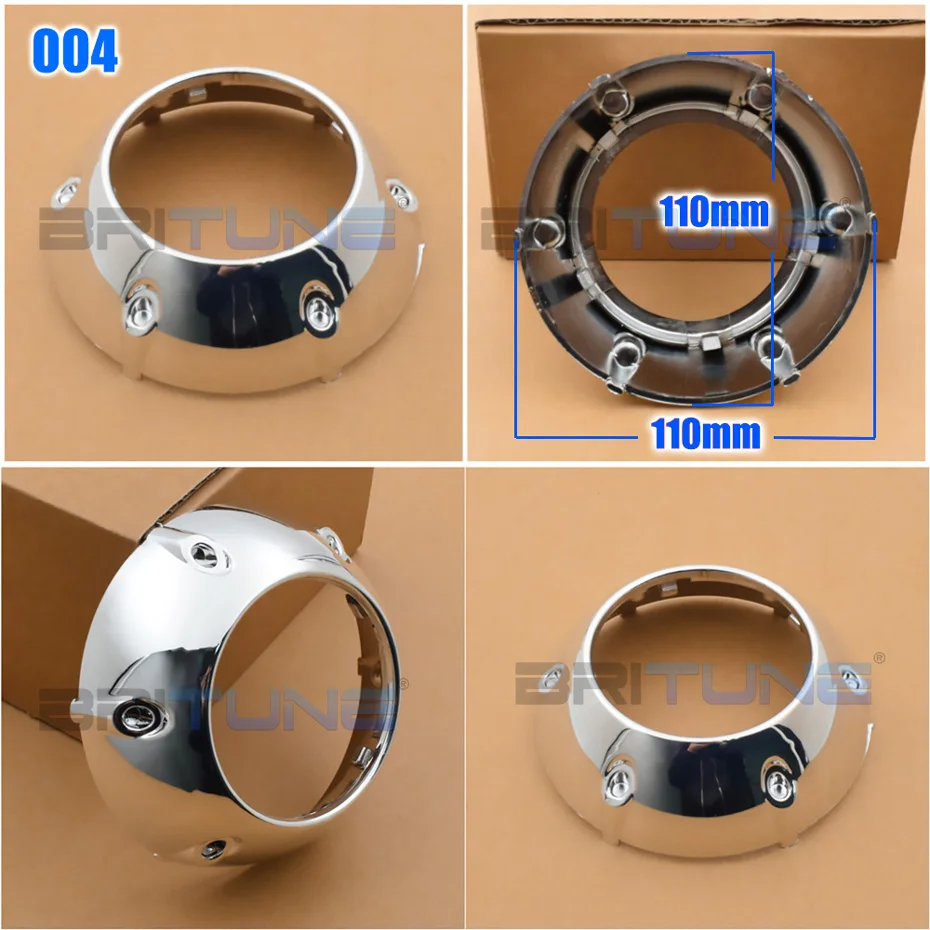 3.0 inch Projector Shrouds For Hella 3R G5/ Q5 Lens Bi-xenon Headlight Bezel Retrofit Lenses Covers Car Lights Accessories