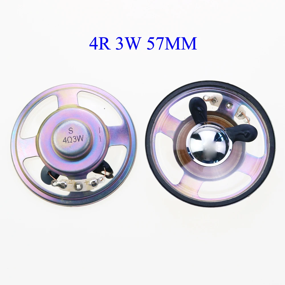 YuXi New speaker waterproof 4 ohms 3 watt 3W 4R  8 ohm 3W 2W speaker Diameter 57MM 5.7CM 40MM