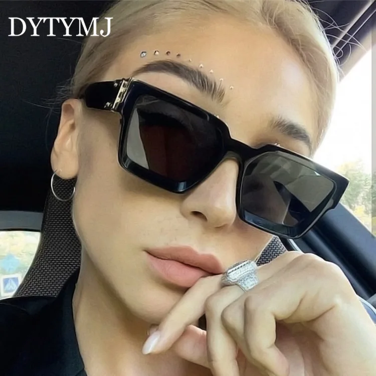 DYTYMJ Vintage Square Sunglasses Women 2023 Luxury Brand Designer Women Sunglasses High Quality Retro Mirror Oculos De Sol Mujer