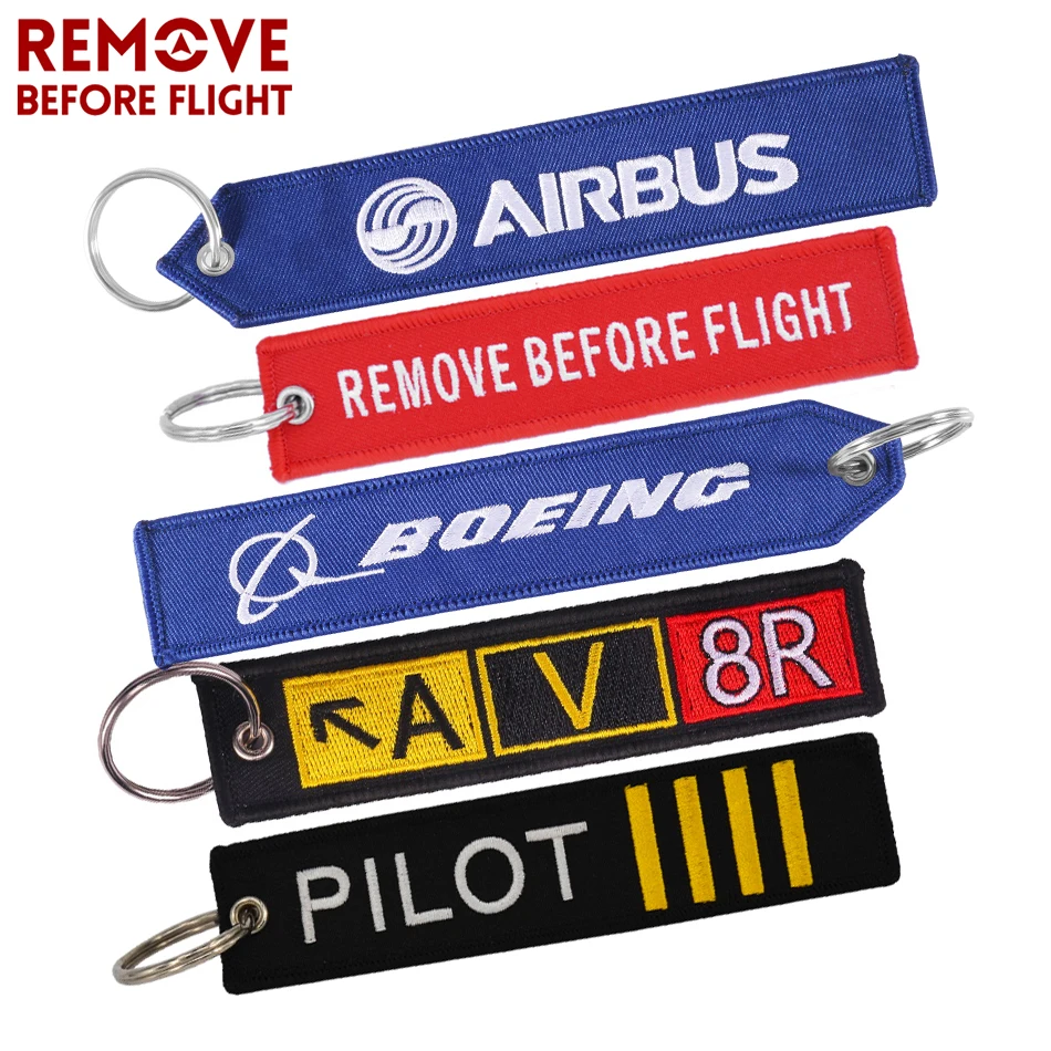 BOEING Keychain llavero GiftsEmbroidery Key Ring Aviation Gifts Key Fashion Jewelry Pilot Aviator Keychain for Aviatition Gift