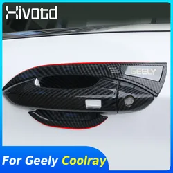 For Geely New Coolray SX11 BelGee X50 2024 Exterior Handle Car Door Handle Cover Door Handle Bowl Trim Sticker Accessories Parts