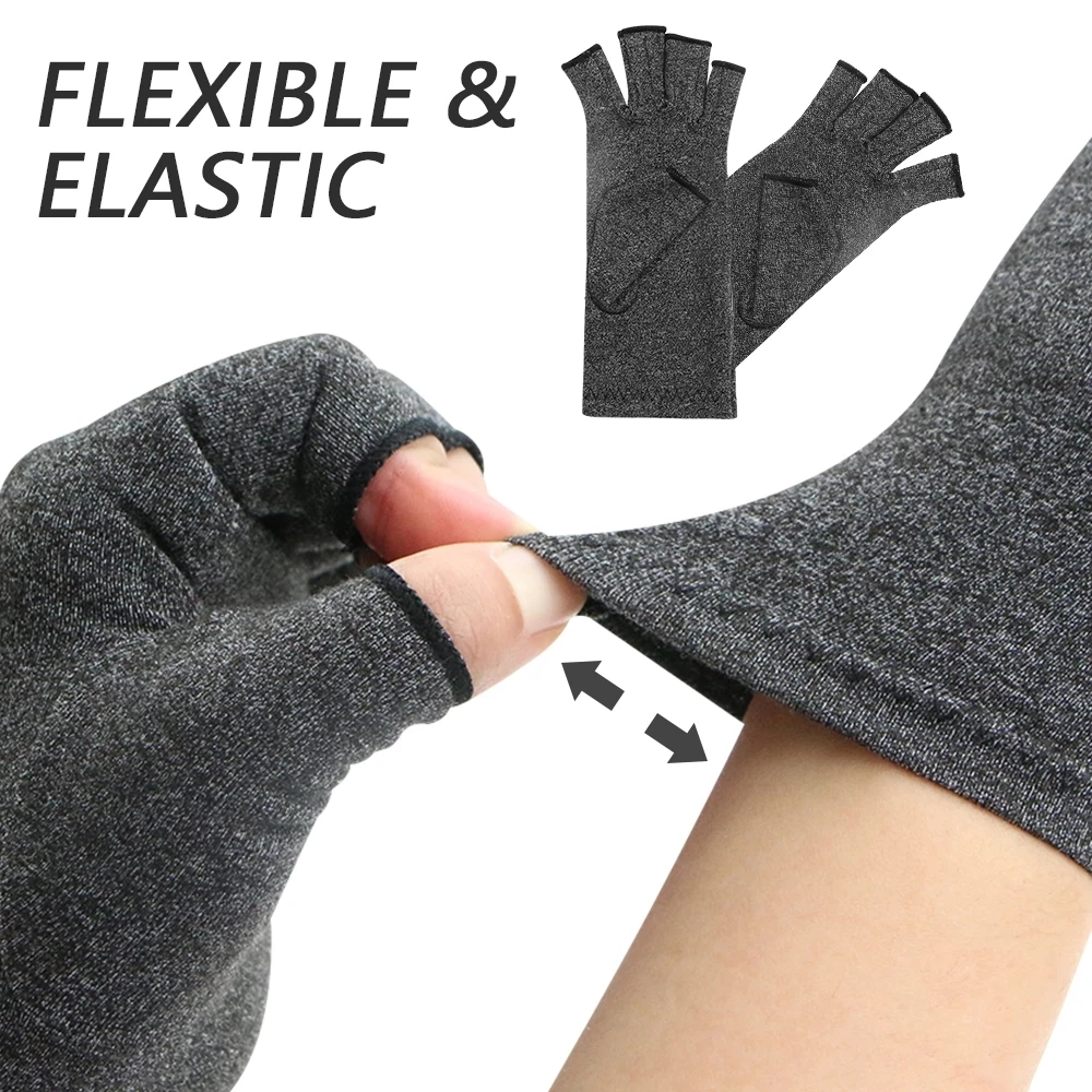 1 Pair Of Arthritis Touch Screen Gloves Anti-Arthritis Treatment Compression And Pain Relief Joints Warm Winter