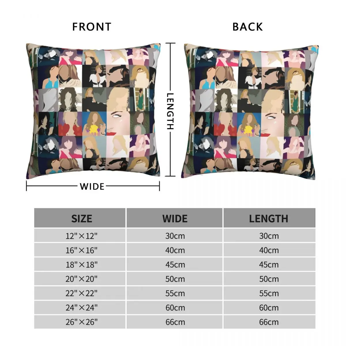 Kelly Clarkson Greatest Hits Chapter One Square Pillowcase Polyester Linen Velvet Creative Zip Decor Home Cushion Case