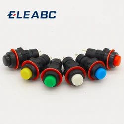 6pcs Self-locking Push Button Switch 10mm