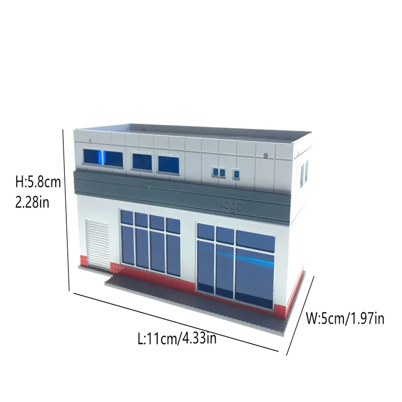 N Ratio 1/150 160 Up To The Architectural Scene Model Convenience Store Hard Plastic Assembly Model