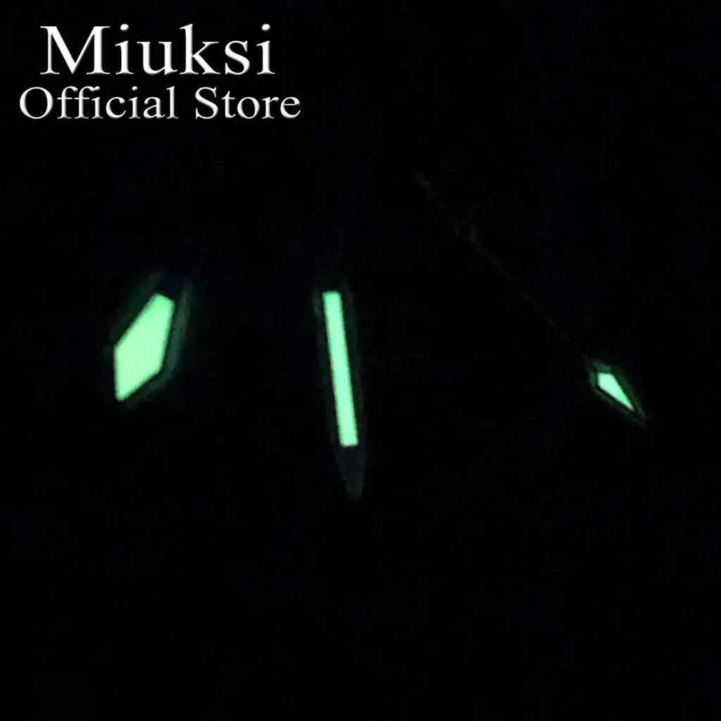 Miuksi silver yellow watch hands luminous fit NH35 NH36 ETA 2824 2836 Miyota8215 8205 821A Mingzhu DG2813 3804 PT5000 movement