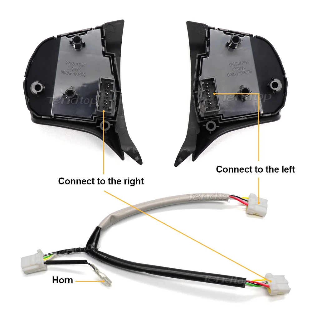 For KIA K2 New RIO K2 2011 2012 2013 2014 Multifunction Steering Wheel Bluetooth Fixed Speed Control Button Audio Switch