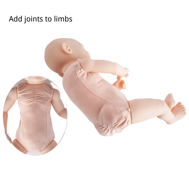 18 Inches 20 Inches 22 Inches Cloth Body Full Limbs Add Joints Can Be Rotated Bebe Reborn Baby Doll Accessories Cloth Body