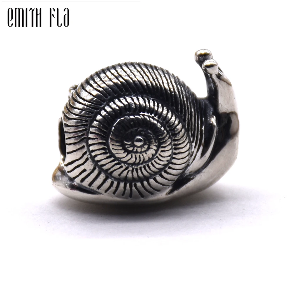 

Fashion Castle Snail Charms Silver 925 Original Beads Fit Original Brand Bracelet Jewelry Vintage Bead for Jewelry Making Beads