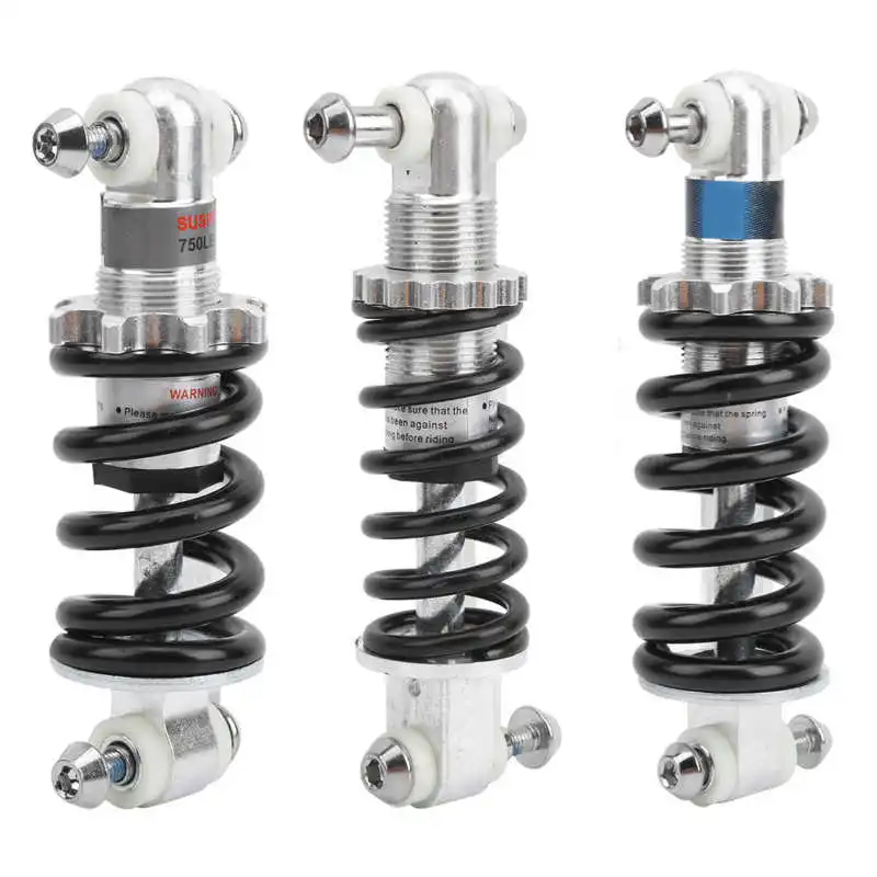 Bike Rear Suspension Damper Spring Bike Shock Struts Coil Spring Shocks Absorber Suspension Damper 150mm Steel