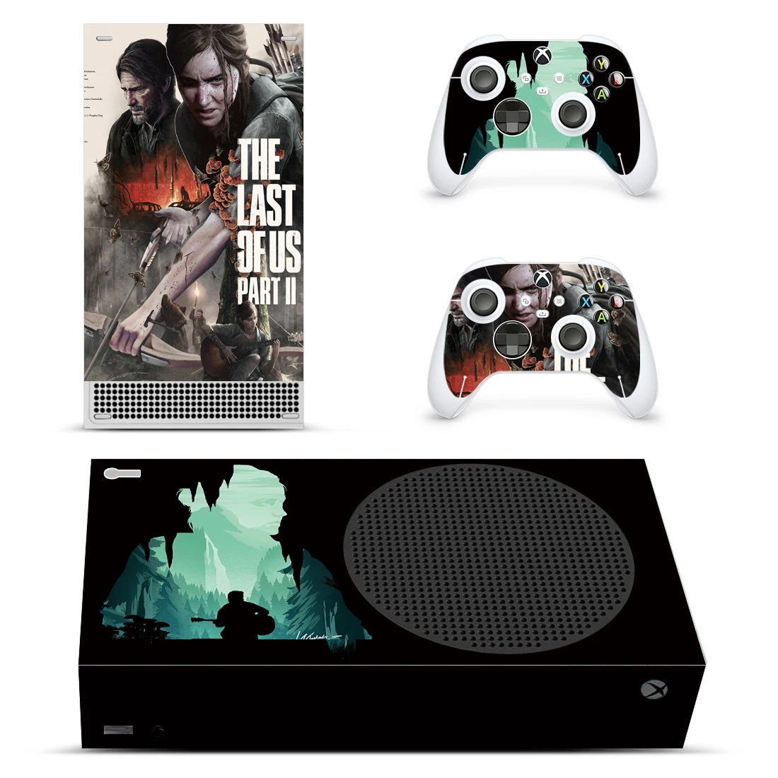 Last Style Xbox Series S Skin Sticker for Console & 2 Controllers Decal Vinyl Protective Skins Style 1