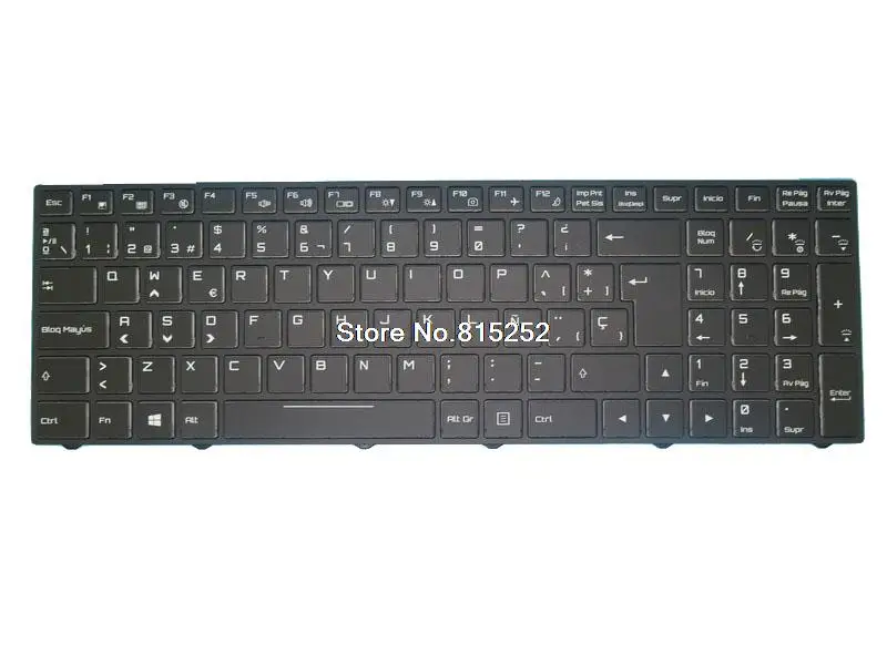 

Laptop Keyboard For MEDION ERAZER X7855 MD60944 MD61185 MD60821 MD61650 With Frame With Backlit Spanish SP/United States US