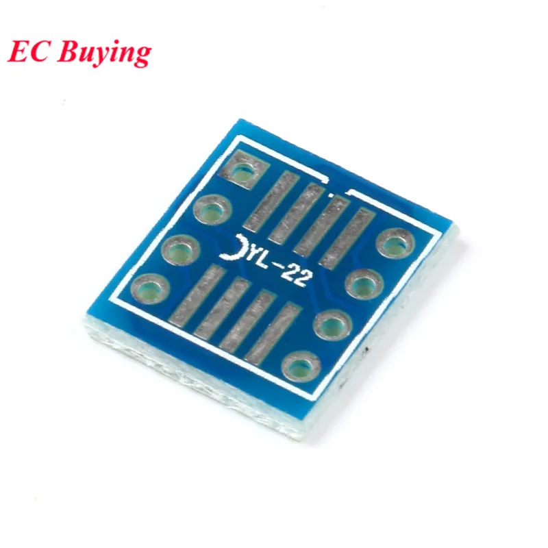 20 Chiếc SOP8 SO8 SOP8 Để DIP8 Adapter Pcb Board Bộ Chuyển Đổi Ban Nhúng Adapter Đĩa MSOP8 SOIC8 TSSOP8 SSOP8 SOP biến Nhúng Ổ Cắm