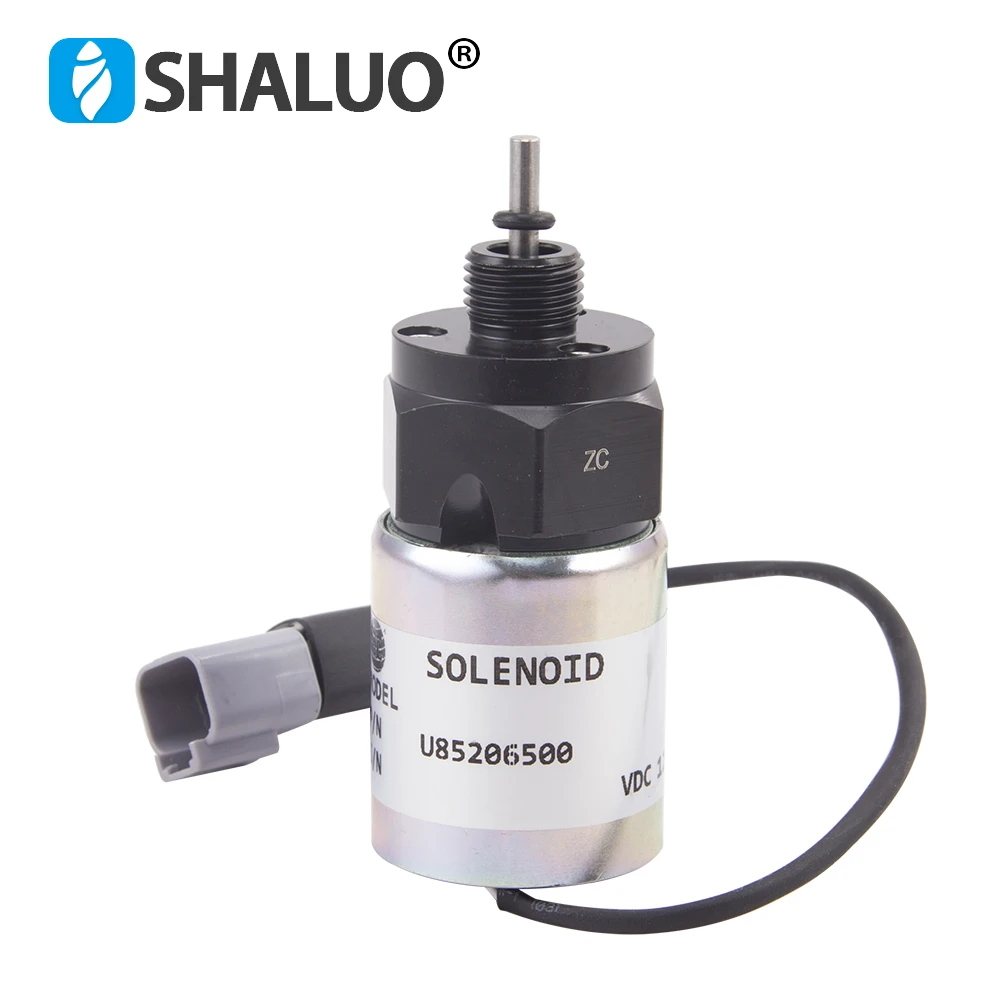 U85206500 12V Diesel Generator Engine Throttle solenoid Valve Flameout Switch For Perkins 400 Series 403D-15 404D-22 404D-22T