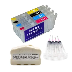 Europe 407XL 407 T407 T407XL Refillable Ink Cartridge Without Chip And Chip Resetter For Epson WorkForce WF-4745 Printer