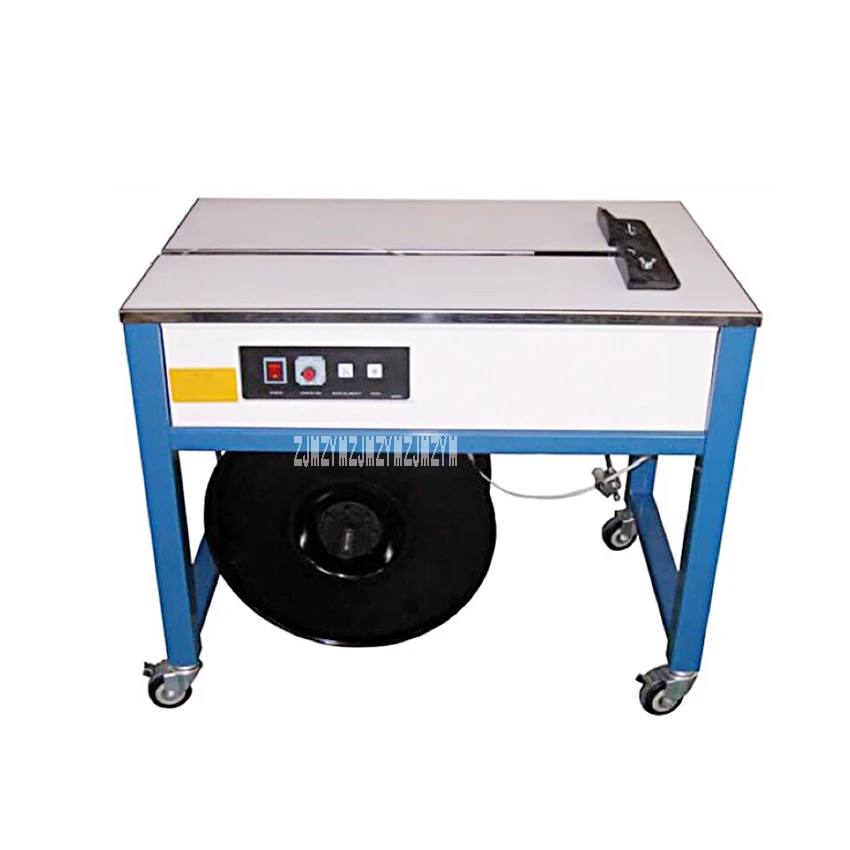 

Professional Double Motor Semi-automatic Strapping Machine High Table Carton Case Strap Packing Machine 110V/220V 300W 1.2s/bar