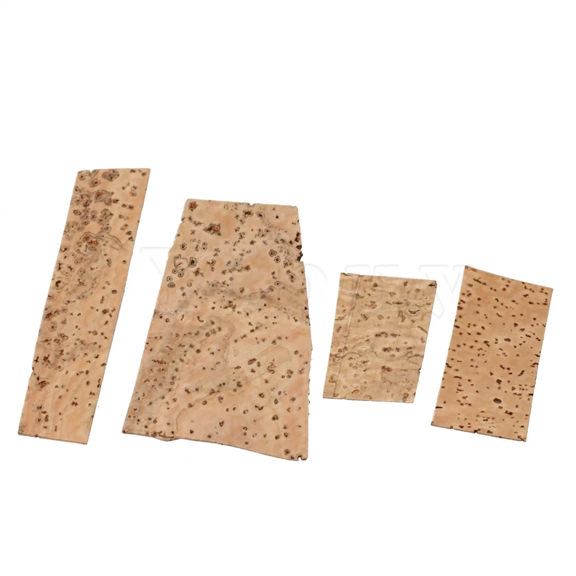 2 x Irregular Neck Cork Sheet Kit for Saxophone Clarinet Bassoon Repair