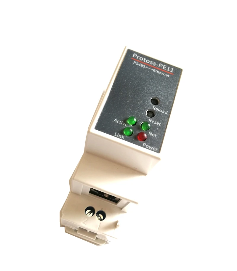 Servidor de dispositivo Industrial montable en Riel, puerto serie RS485 a wifi o rj45, convertidor Ethernet, compatible con Modbus TCP a RTU
