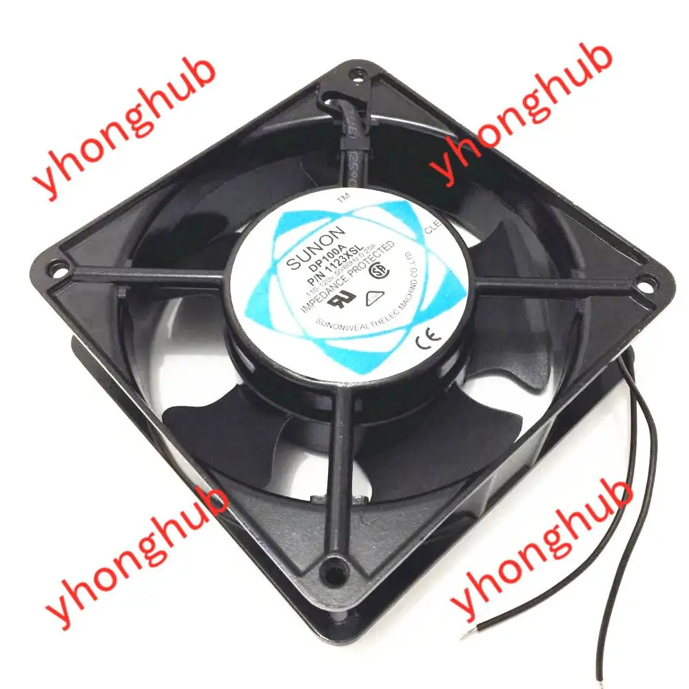 

SUNON DP100A P/N 1123XSL AC 110V 0.26A 120x120x38mm Server Cooling Fan