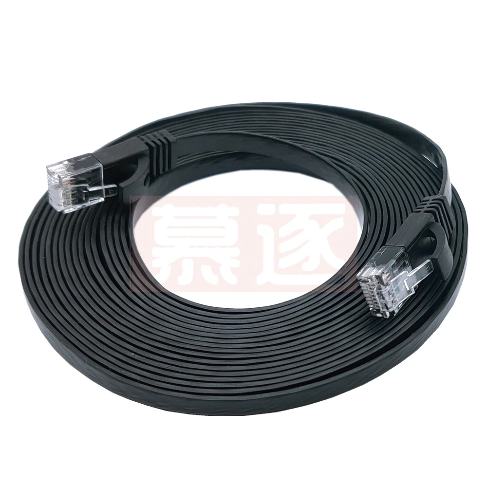 Cabo de remendo ultra magro do cabo de rede rj45 utp de cat6a dos ethernet cat6 cabos de lan de 90 graus para o cabo de rede rj45 do roteador do portátil