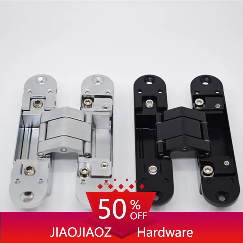 

3D adjustable hidden door hinge adjustable conceal hinge /invisible door hinge 140*30MM 60KG hinges