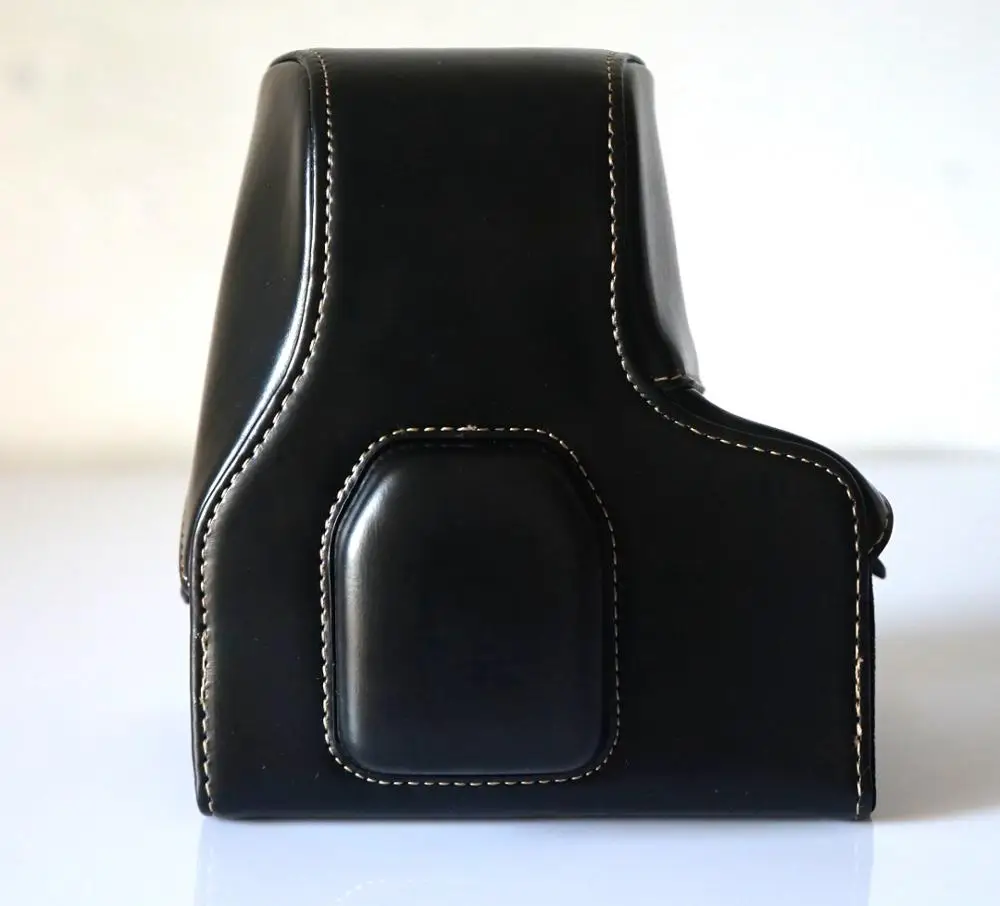 Nova bolsa de couro da câmera do plutônio para fujifilm xt2 X-T3 fuji xt3 X-T2 18-55mm lente câmera vídeo capa completa