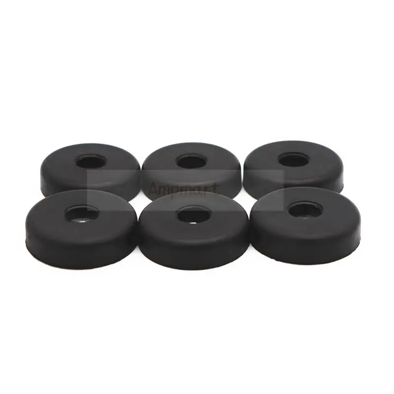 4pc black rubber anti-skid foot pad table and chair furniture foot pad floor protection pad 38mmx10mm