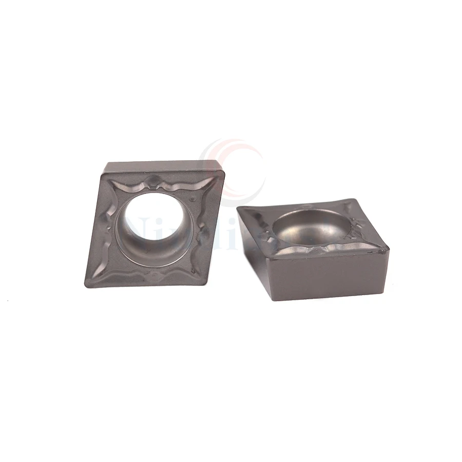 10 pz CCMT09T304-FG inserti in metallo duro LF90 CCMT09T304-FG LF90 utensile per tornitura interno utensili per tornio CNC lama Cermet, per taglio acciaio