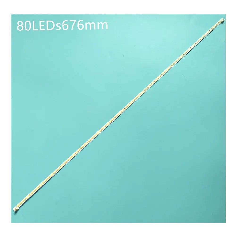 676mm LED Backlight Lamp strip 80leds For LCD TV SSL550-3E1B L55V7300A-3D LED55K310X3D LED55K510G3D LJ64-03515A STS550A66_80LED