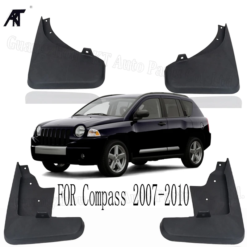 

Формованные Автомобильные Брызговики для Jeep Compass 2007-2010 Брызговики крыло брызговиков переднее заднее автомобильное Стайлинг