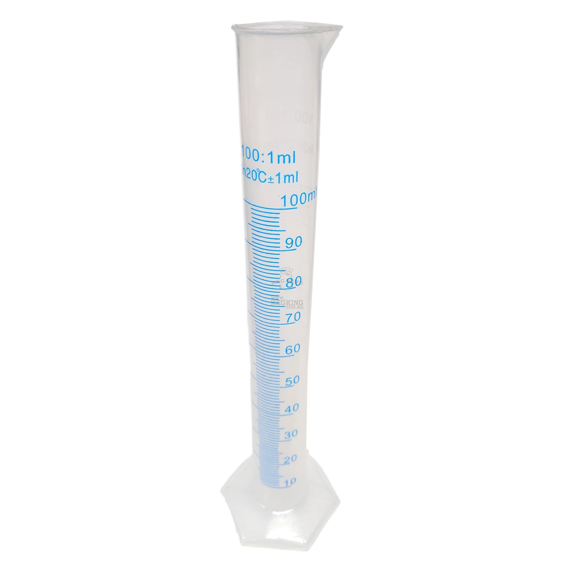 KegLand 100ML Polypylene Transparent Measuring  Cylinder with 1ml Graduations Beer Wine Home Brewing Accessory