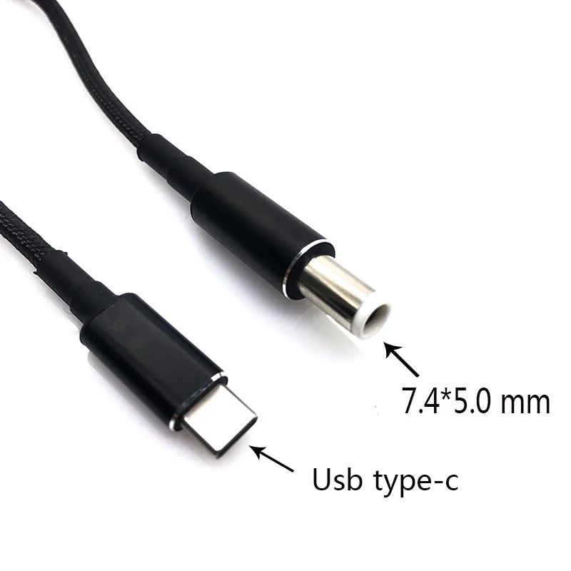 45W 65W 90W 100W USB Type C PD Charging Cable Cord USB C Plug Converter to Laptop Power Adapter Connector for Universal Laptops