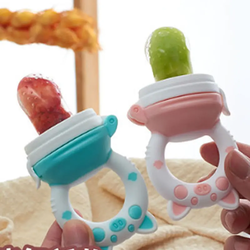 1Pcs Pacifier Feeder For Baby Food Grade Silicone PP Training Nipple Milk Fresh Fruit Nibbler Teat Pacifier Bottles