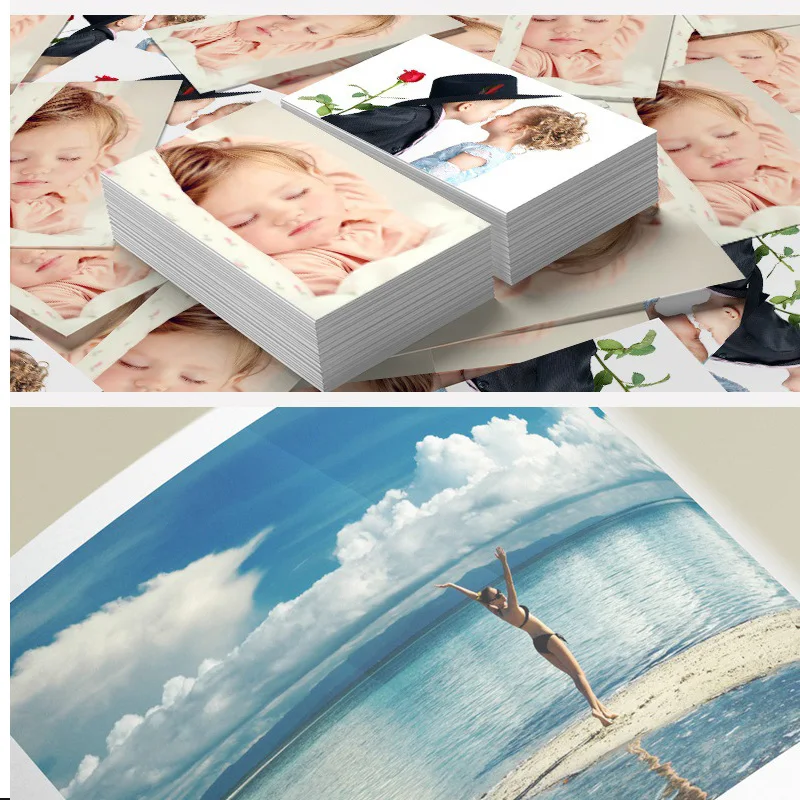 20 Pcs 180g/200g/230g(bag) A4 Inkjet Print Photo Paper Inkjet High Quality Cast High Gloss Inkjet Photo Paper