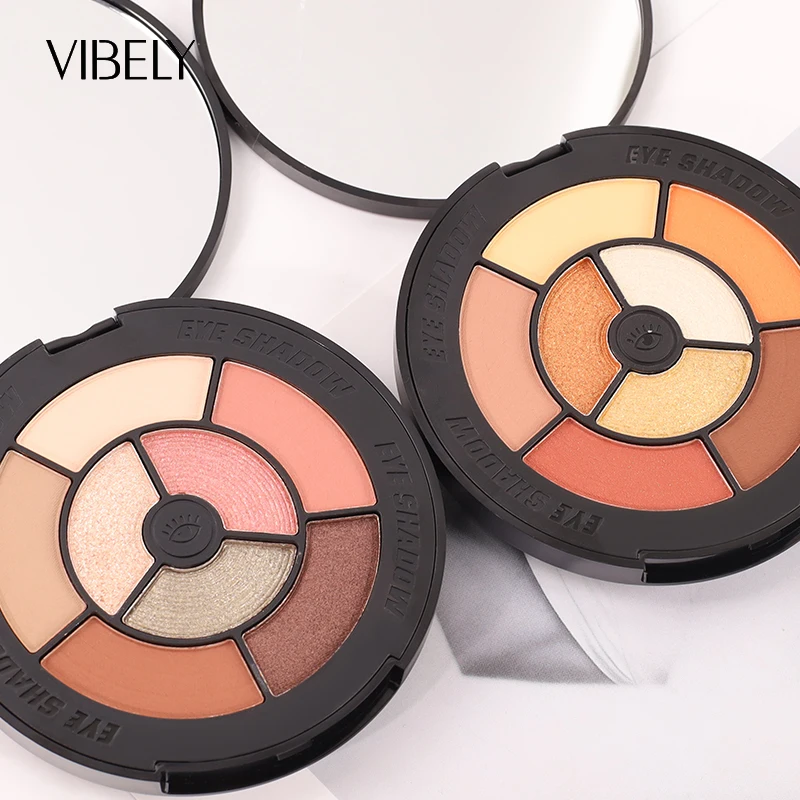 TT Xiaoao Gramophone Record Eye Shadow Plate Earth Orange Super Popular Ins Small Aoting Paradise