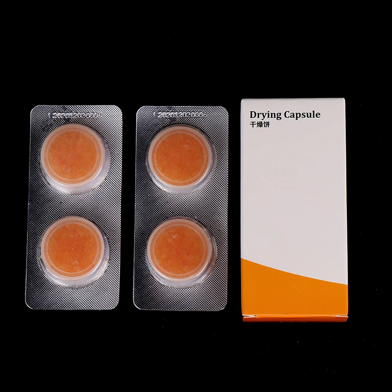 Hearing Aid Drying Capsules Desiccant Dehumidifier(2 Boxes/ 4 Cards)