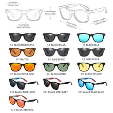 Polarized Square Sunglasses UV400 #6