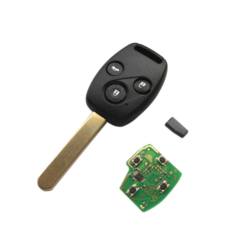 

CN003029 Aftermarket Remote Key For 2003-2007 Honda ACCORD CIVIC ODYSSEY 3 Button and Chip Separate ID46 313.8MHZ