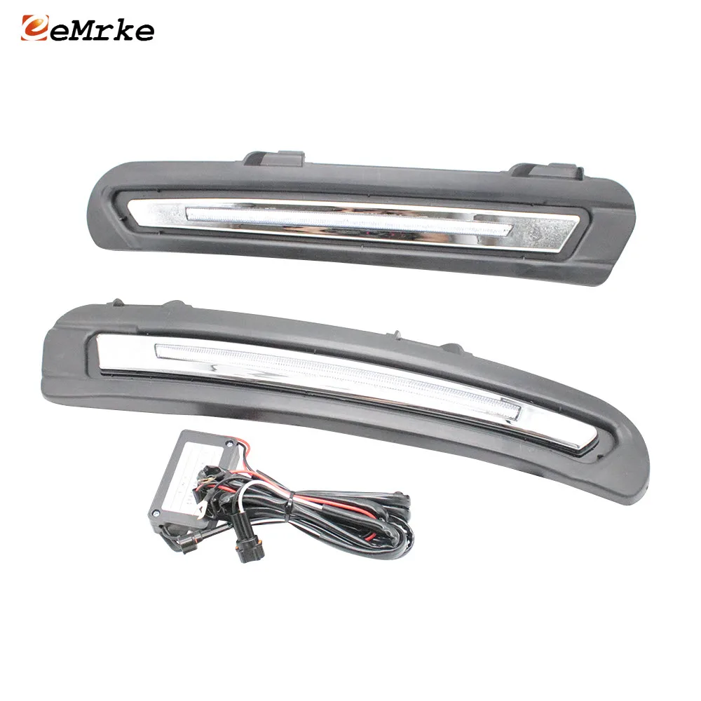 Car Styling LED DRL Driving Daytime Running Lights for Ford Mondeo Fusion 4 2011 2012 2013 Front Bumper Light Day Light