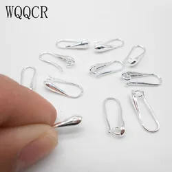 WQQCR 10PCS Handmade Earrings DIY Accessories Jewelry Gold Silver Color Color Colored Jewelry Found Wholesale Earring Hooks NEW